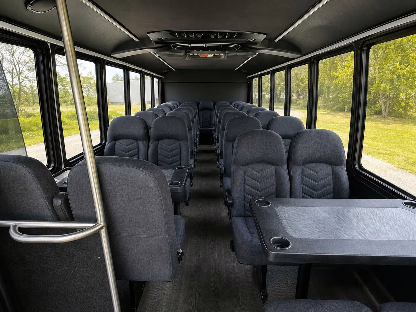 18 passenger minibus inside