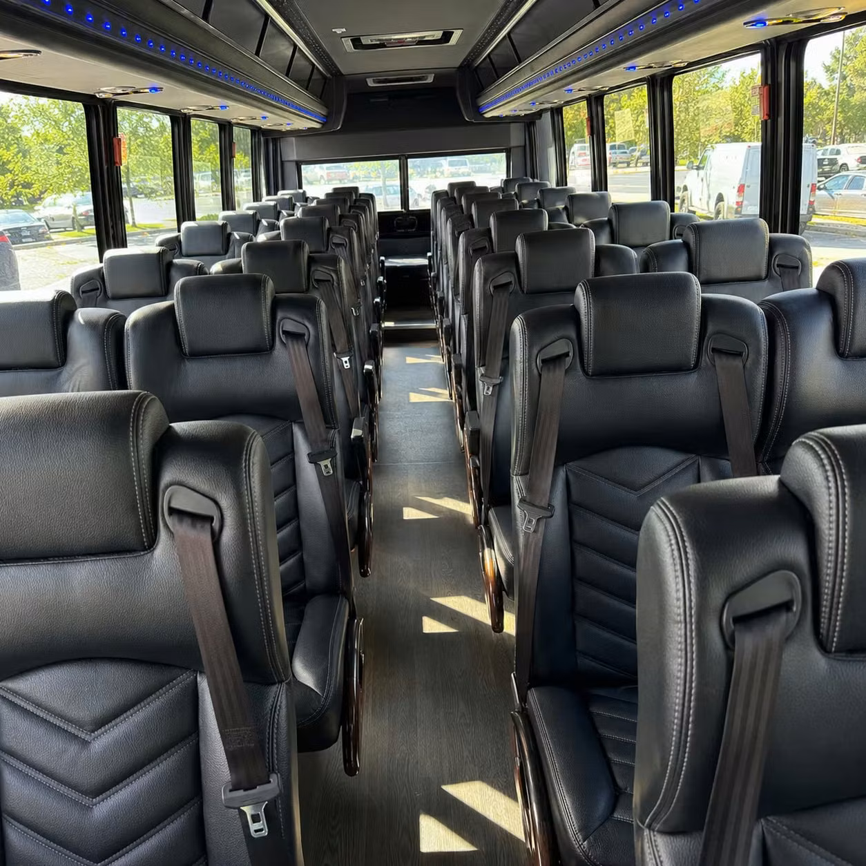 30 passenger minibus interior