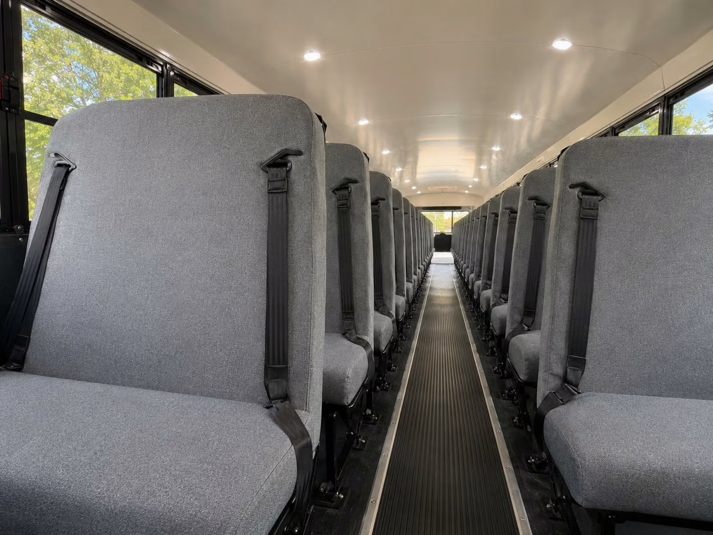 school bus interior