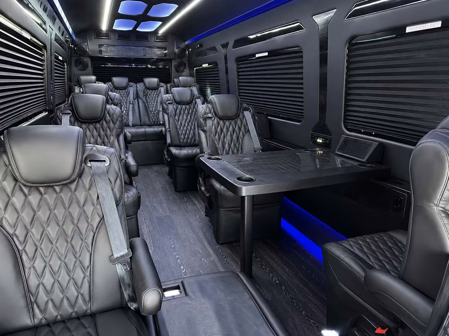sprinter van with driver interior